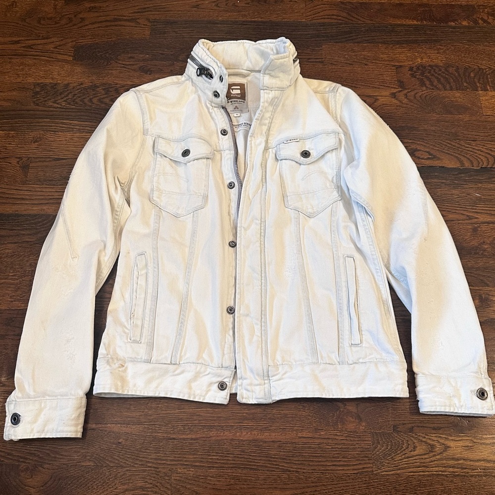 G-Star White Lightweight Jacket